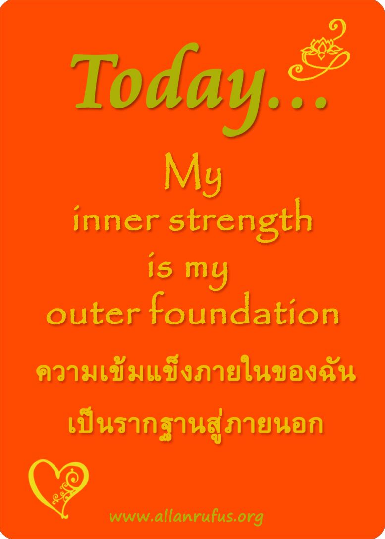 Today – Inner Strength! | Personal Development through Self Discovery